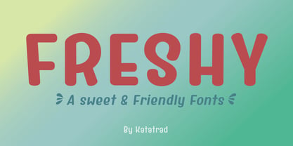 Freshy Font Poster 7