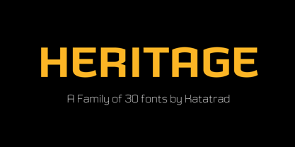 Heritage Set Font Poster 8