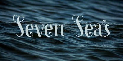 Sieben Meere Font Poster 1