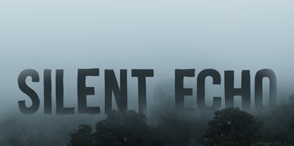 Silent Echo Font Poster 1