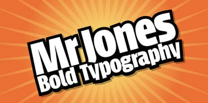 Mr Jones Font Poster 3