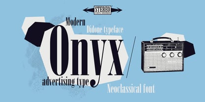 Onyx Font Poster 1