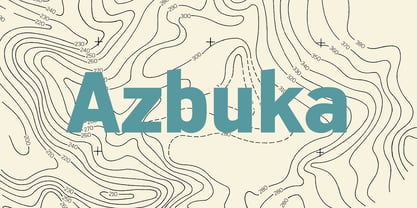 Azbuka Font Poster 1