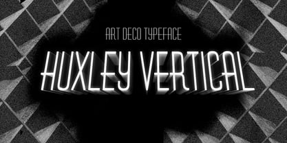 Huxley Vertical Font Poster 1