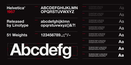 Helvetica Font Poster 2