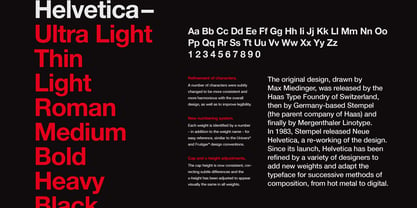 Helvetica police Poster 4