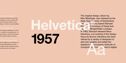 Helvetica police Poster 5