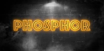 Phosphor Font Poster 1
