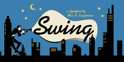 Swing Font Poster 1