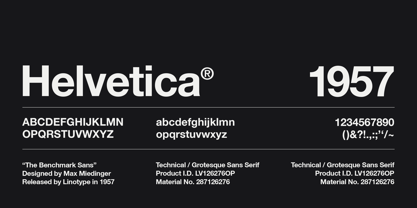 Helvetica fuente Póster 6