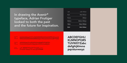 Avenir Font Poster 4