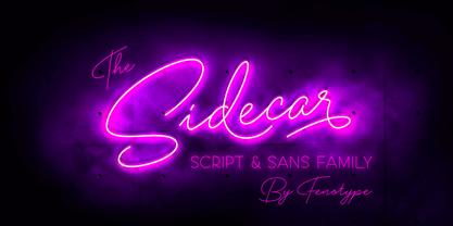 Sidecar Font Poster 2