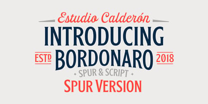 Bordonaro Spur Font Poster 1