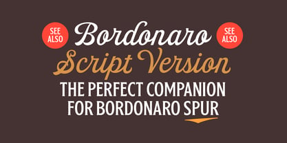 Bordonaro Spur Font Poster 17