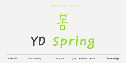 YD Spring Font Poster 1