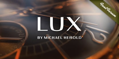 Lux Font Poster 1