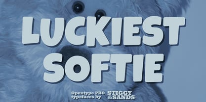 Luckiest Softie Pro Font Poster 1