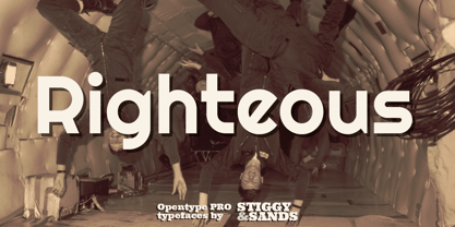 Righteous Pro Fuente Póster 1