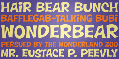 Wonderbear PB Font Poster 1