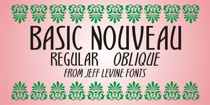 Basic Nouveau JNL Font Poster 1