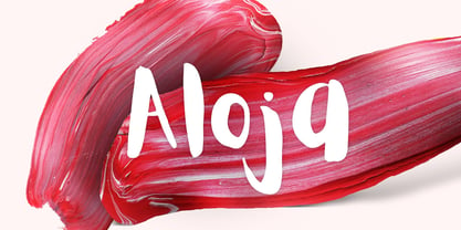 Aloja Extended Font Poster 1