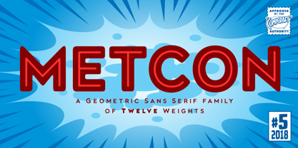 Metcon Font Poster 1