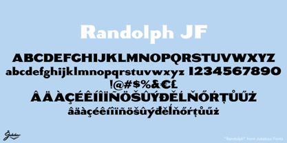 Randolph Font Poster 5