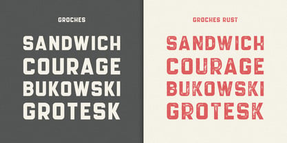 GROCHES Font Poster 5