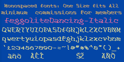 FeggoliteHatched Font, Webfont & Desktop