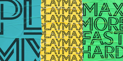 Playmax Font Poster 6