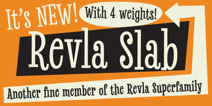 Revla Slab Font Poster 1