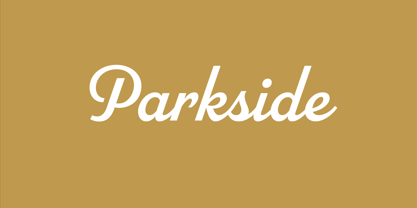 Parkside Font Poster 1