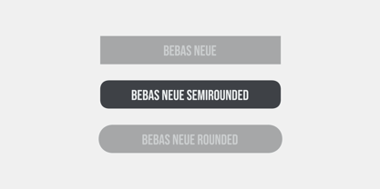 Bebas Neue Semi Rounded Font Poster 3