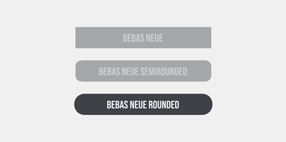 Bebas Neue Rounded Font Poster 4