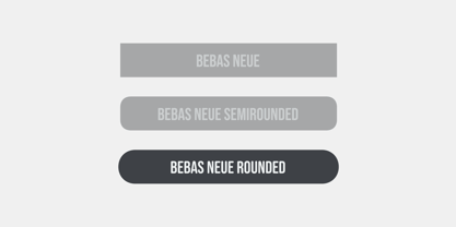 Bebas Neue Rounded Fuente Póster 4