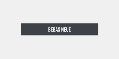 Bebas Neue Font Poster 6