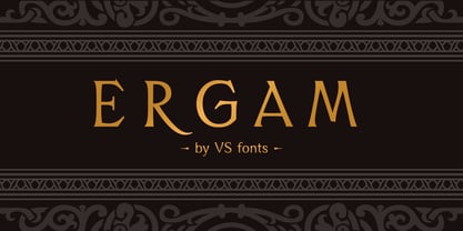 Ergam Font Poster 1