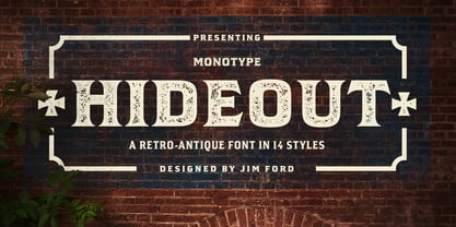 Hideout Font Poster 1