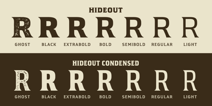 Hideout Font Poster 3