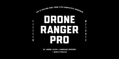 Drone Ranger Pro Fuente Póster 1