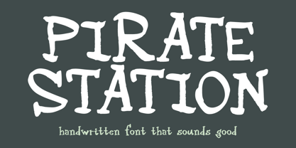 Pirate Station Font Poster 5