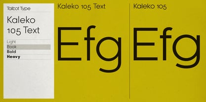 Kaleko 105 Texte Police Poster 4
