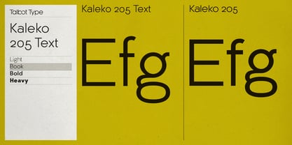 Kaleko 205 Text Font Poster 4