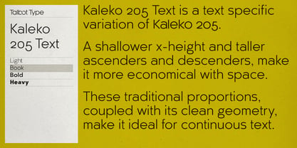Kaleko 205 Text Font Poster 3