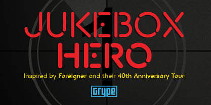 Jukebox Hero Font Poster 6