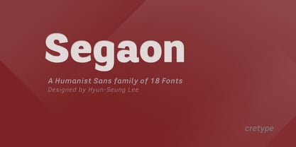 Segaon Font Poster 1