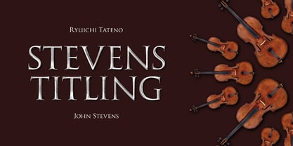 Stevens Titling Font Poster 1