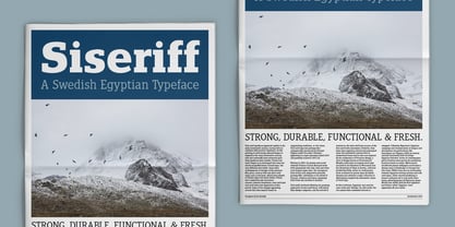 Siseriff Font Poster 1