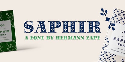 Saphir Font Poster 1