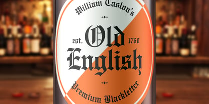 Old English (Let) Font Poster 1